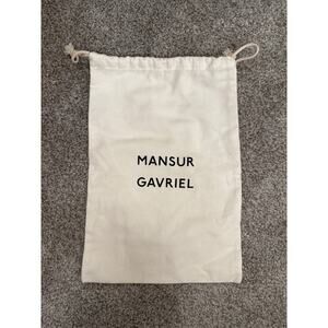 Mansur Gavriel White Dust Bag